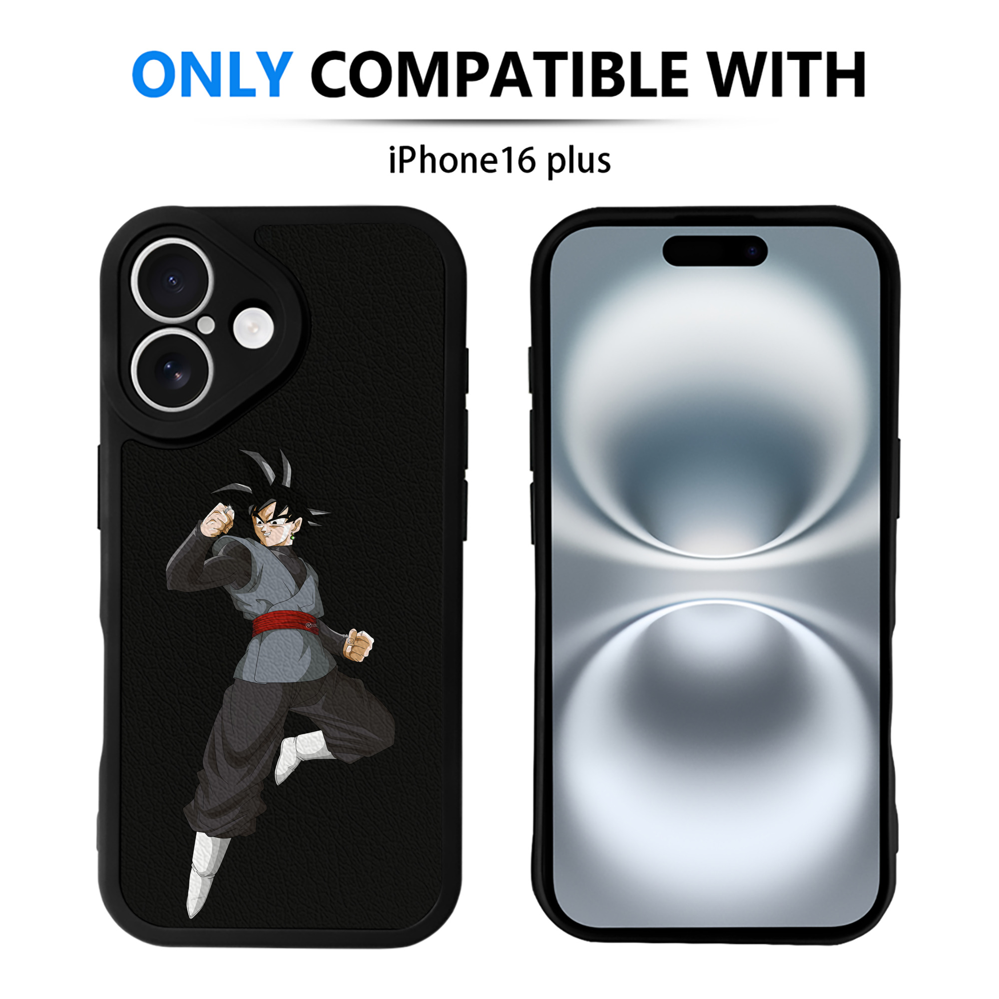 （画像用） ドラゴンボール ベジータ四世（Bejīta Yonsei）DRAGON BALL Vegeta IV 【iPhone 16シリーズ対応】シリコンスマホケース（レザー調） 材質：シリコン